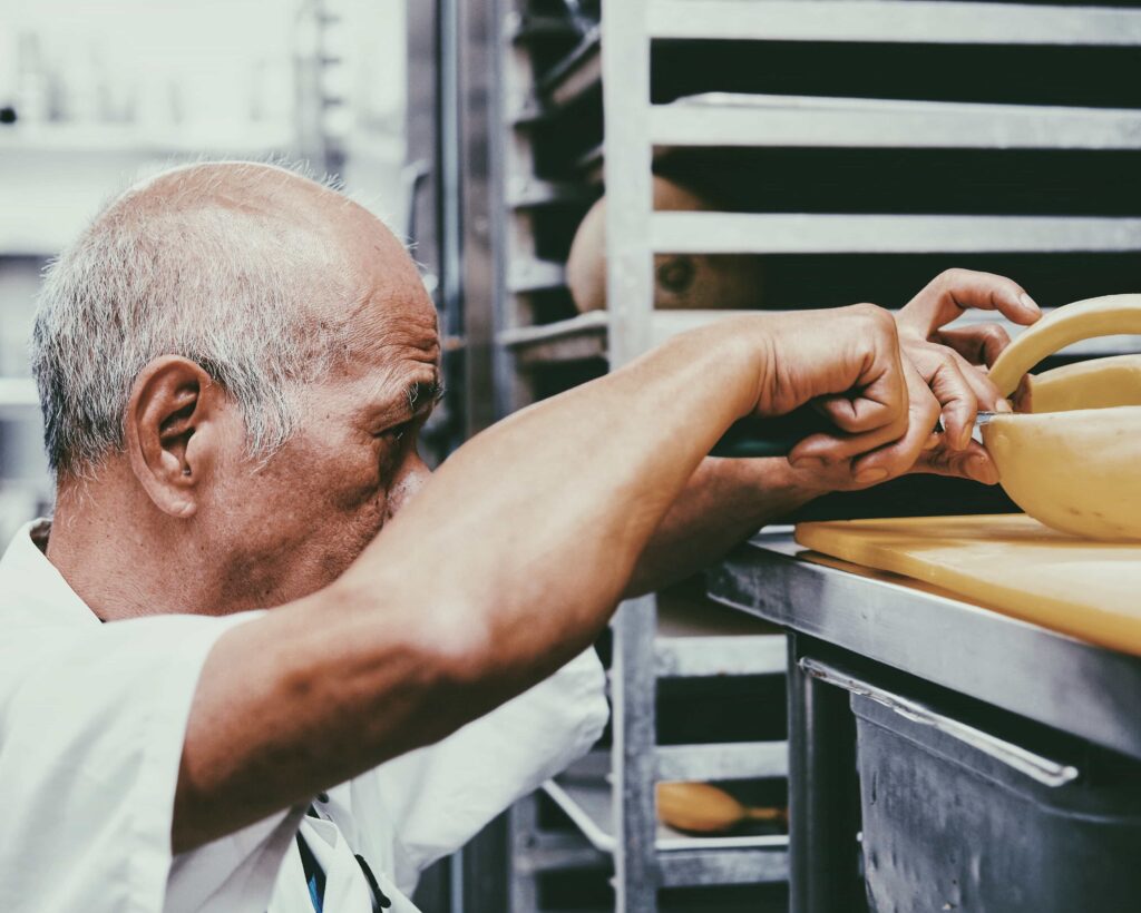 men baking
