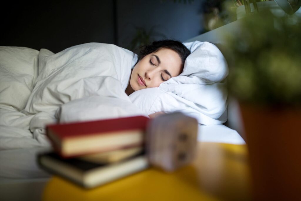 woman sleeping