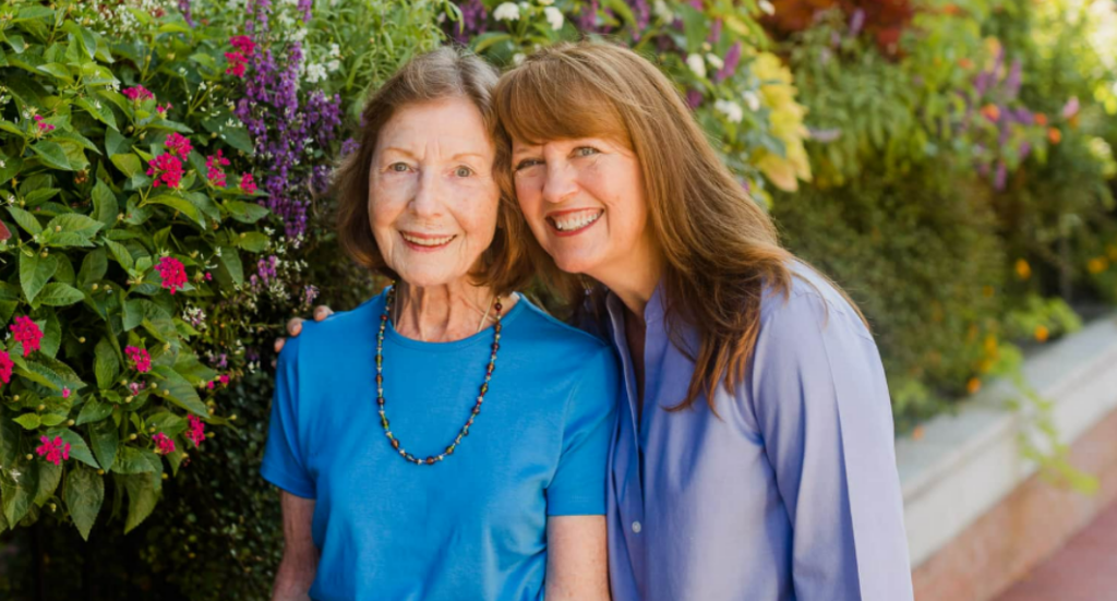 resident and caregiver