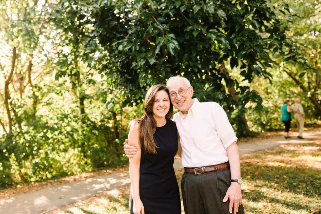 resident and caregiver
