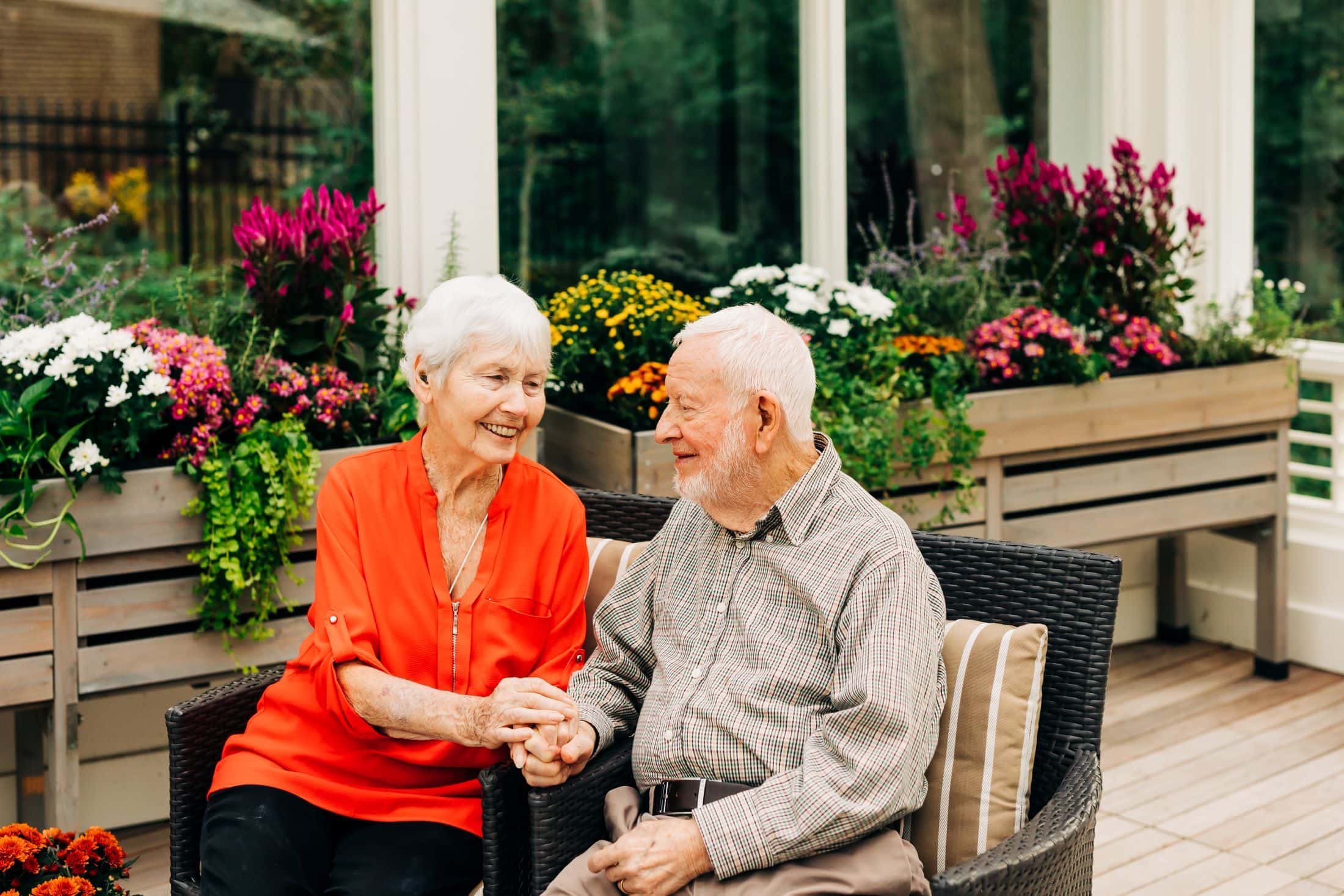 elderly couple
