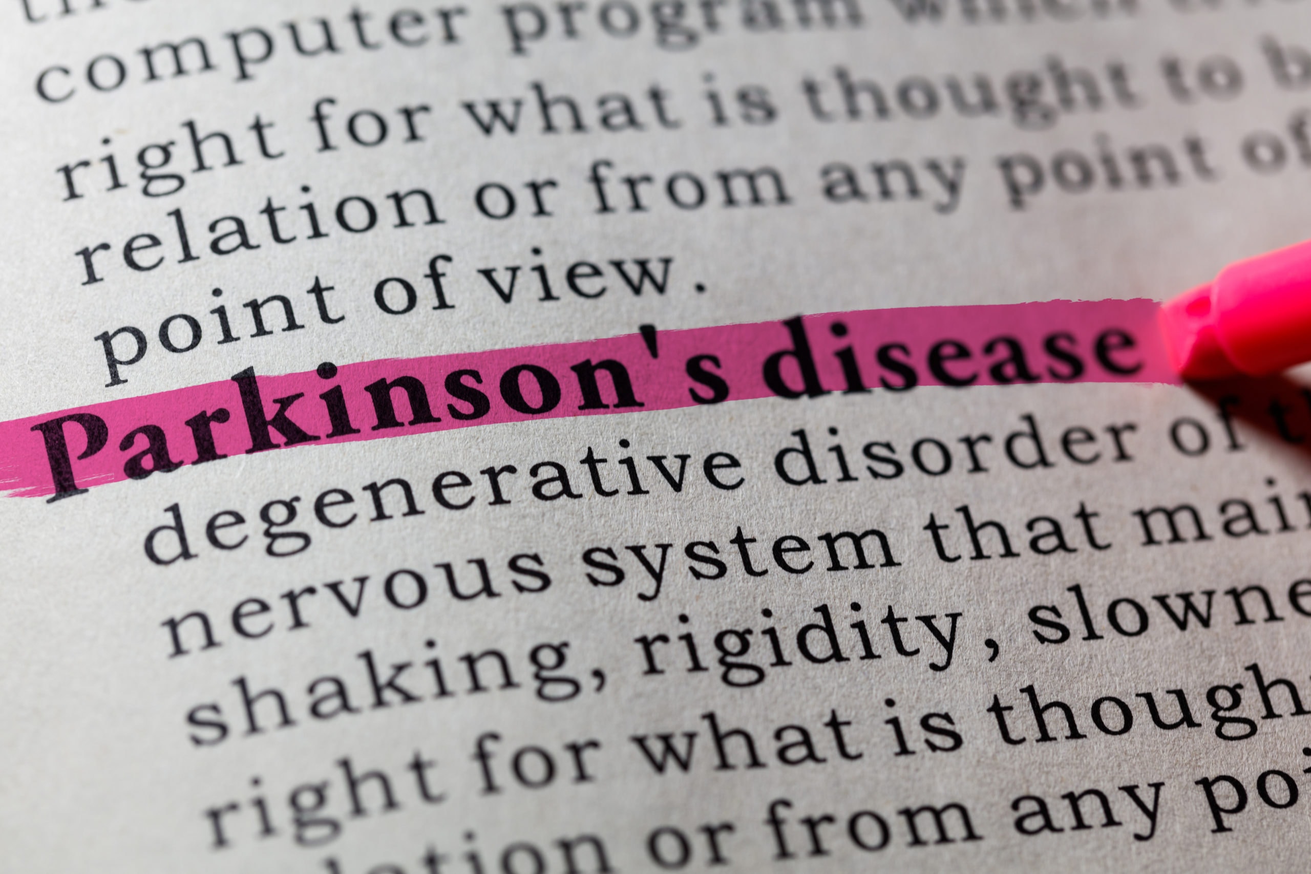 Parkinson's disease highlighted in book