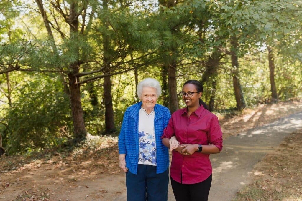 care team member and resident