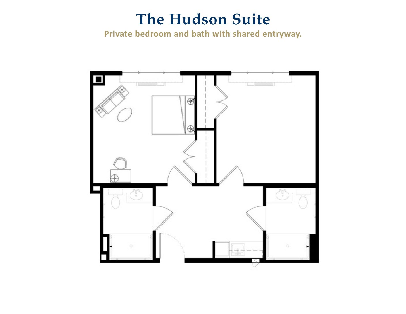 hudson suite floor plan