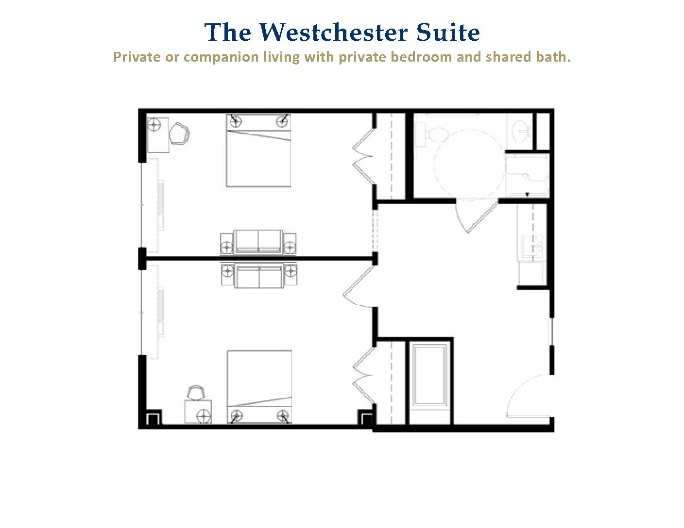 westchester suite floor plan